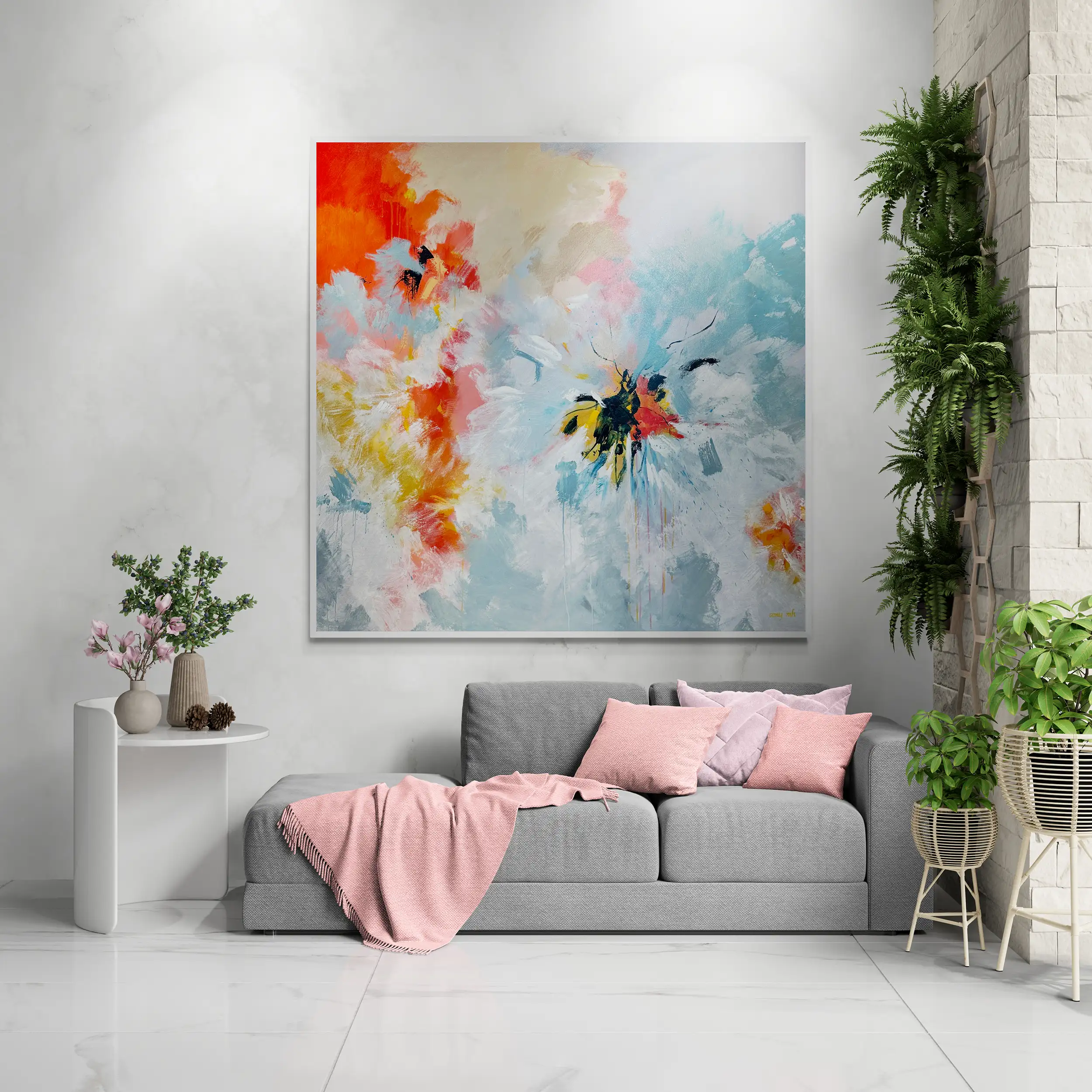 Naples Art abstracts painting 
